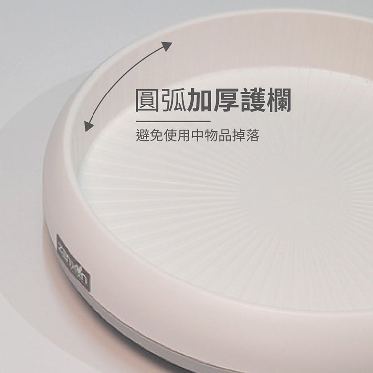 旋轉式置物盤(粉綠/瓷白隨機出貨)