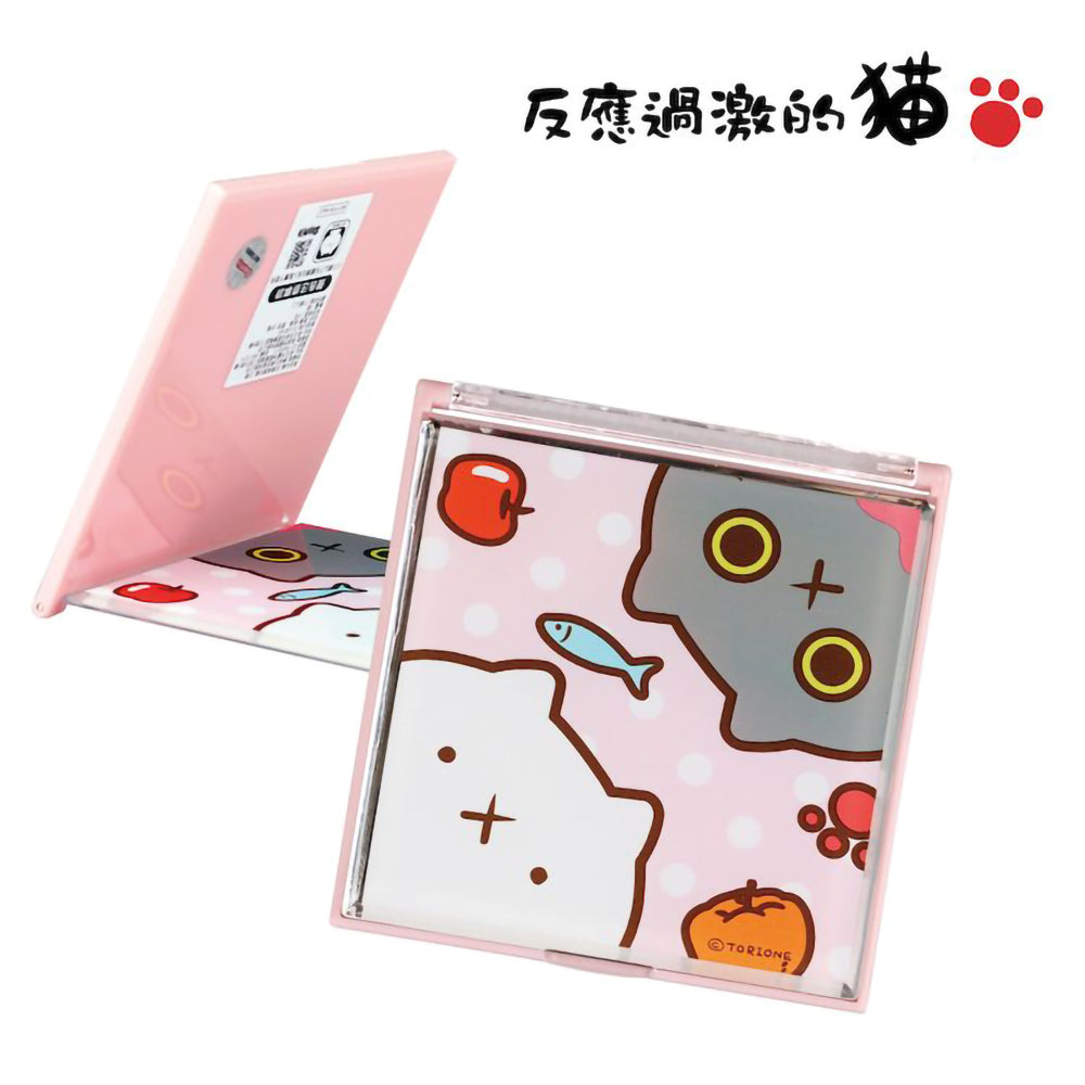 【反應過激的貓】立鏡-隨身鏡方便攜帶