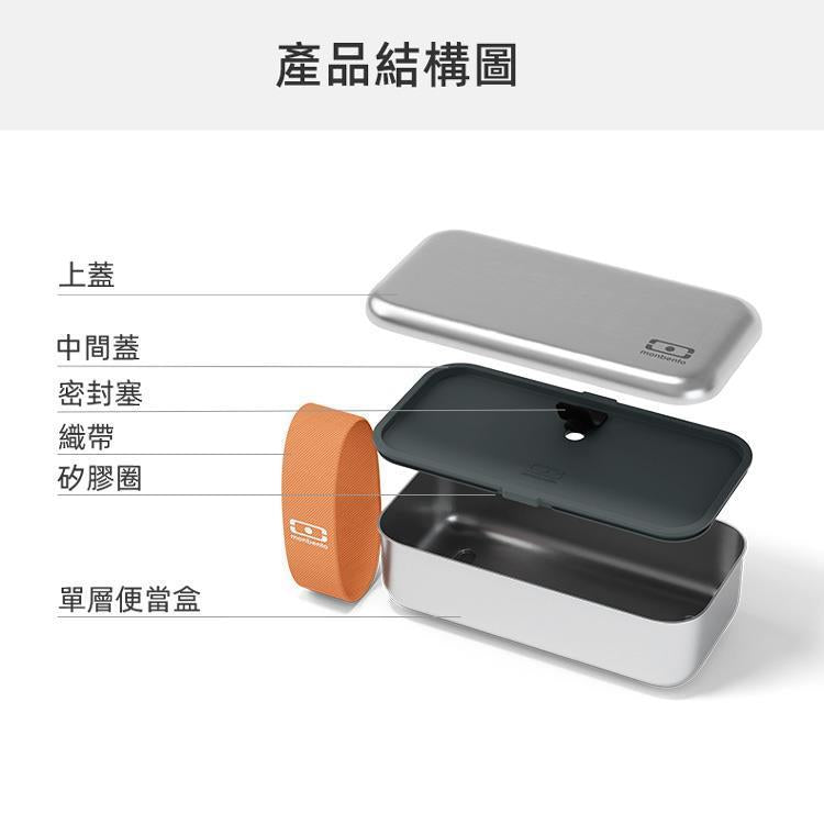 法國【MONBENTO】MB原創可微波不鏽鋼便當盒