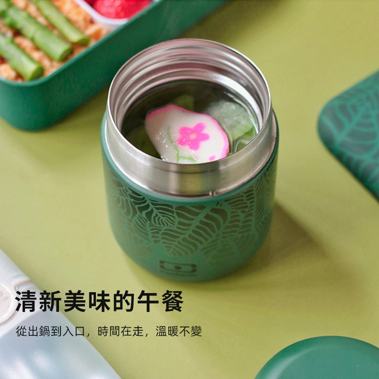 法國【MONBENTO】MB不鏽鋼真空膠囊悶燒杯-楓丹白露森林