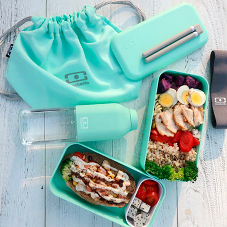 法國【MONBENTO】MB便當束口袋-抹茶綠