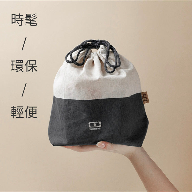 法國【MONBENTO】MB便當束口袋-橡木玄黑