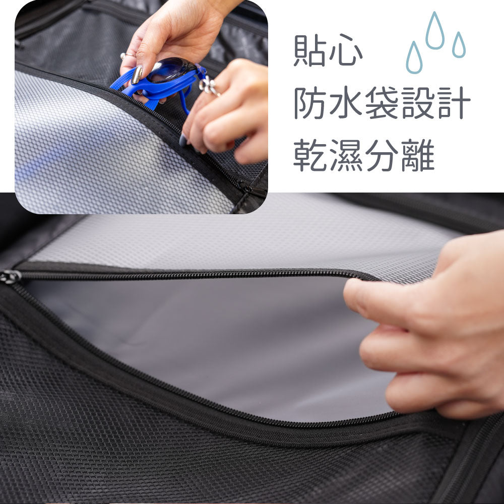 【KUMAMON熊本熊】避震靜音行李箱20+24+28吋三件組(白)