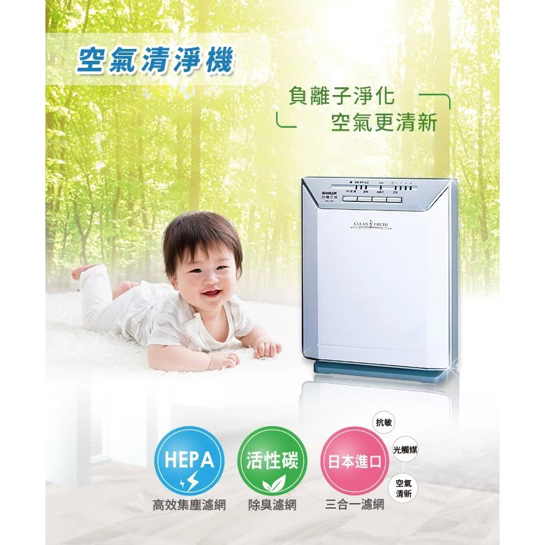 台灣三洋SANLUX空氣清靜機ABC-M5