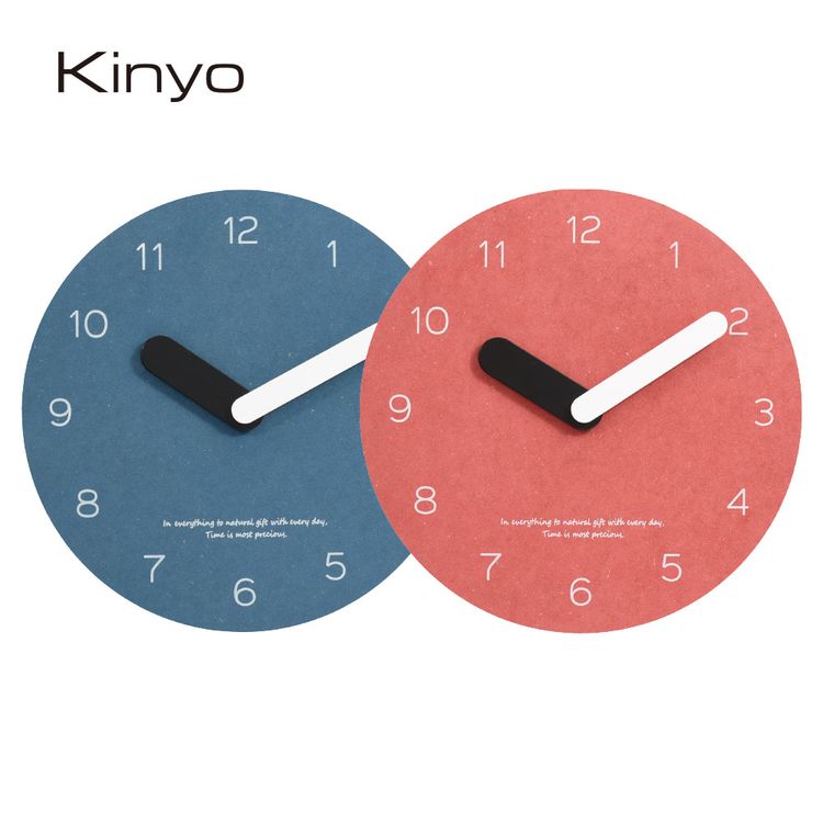 【KINYO】 10吋無框超薄掛鐘CL-205