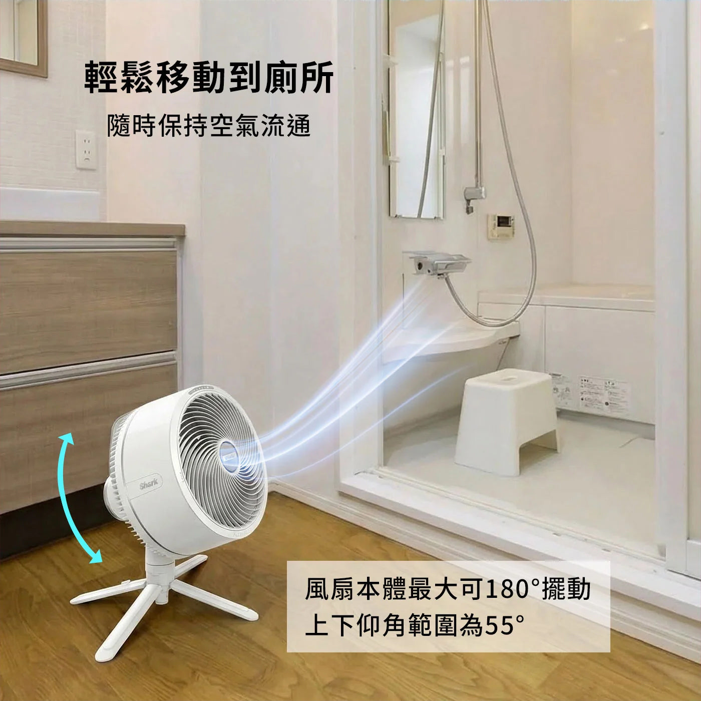 Shark 防潑水風扇 FA221TWWH