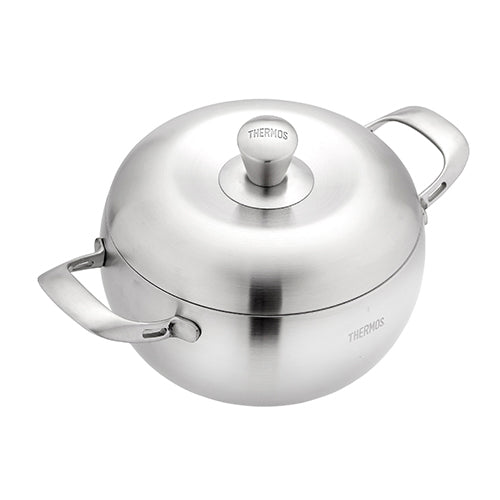 THERMOS 膳魔師蘋果原味鍋san系列雙耳湯鍋20cm『11/11~16限時折扣』