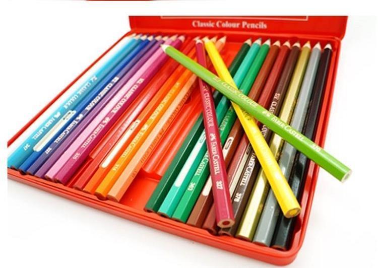 【FABER-CASTELL】24色油性色鉛筆