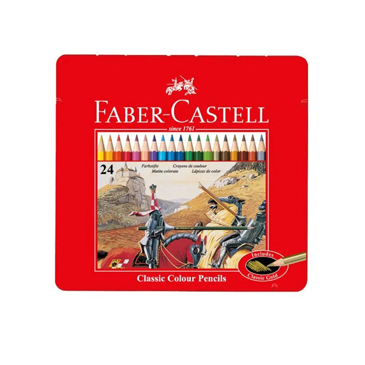 【FABER-CASTELL】24色油性色鉛筆