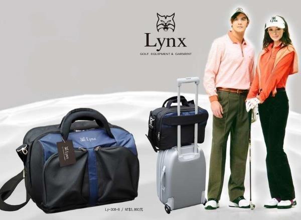 【LYNX】多功能旅行側背包(藍黑)