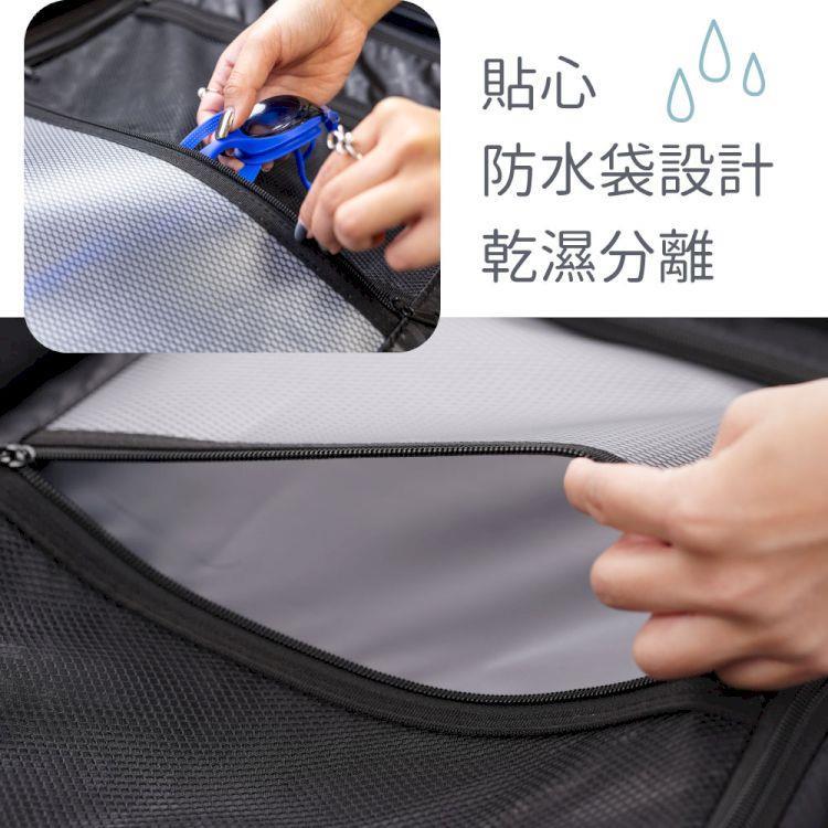 日本官方授權【KUMAMON熊本熊】避震靜音行李箱28吋(白)