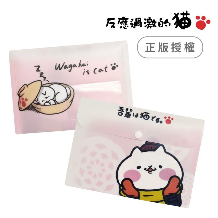 【反應過激的貓】資料夾3入組-可放置名片