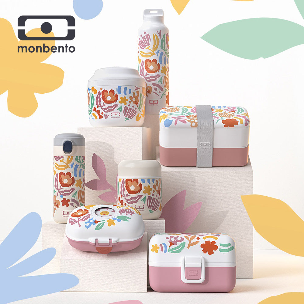 法國【MONBENTO】MB原創長方形雙層便當盒－玩色時光