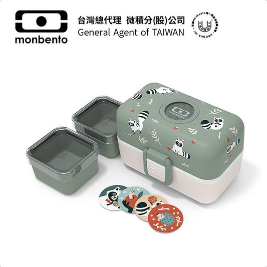 法國【MONBENTO】MB Tresor兒童便當盒－淘氣浣熊