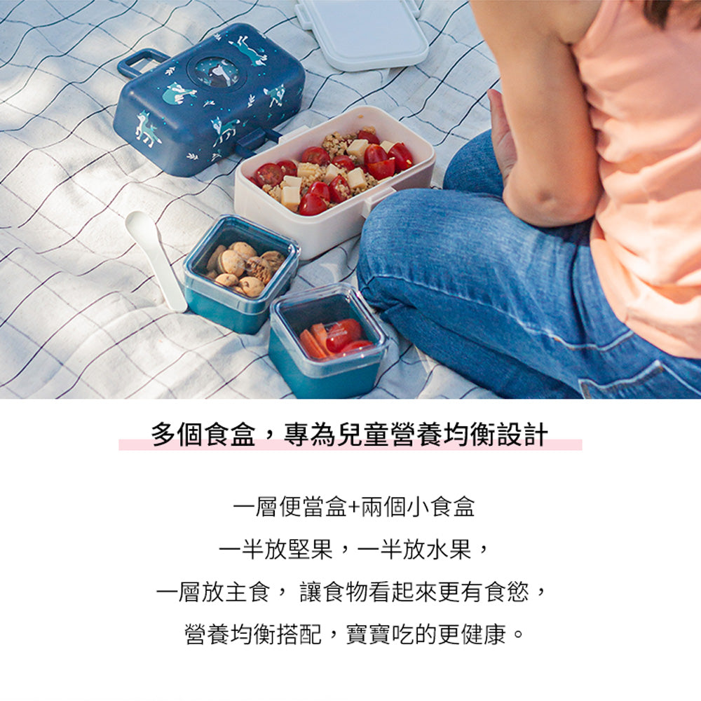 法國【MONBENTO】MB Tresor兒童便當盒－冰原小狼