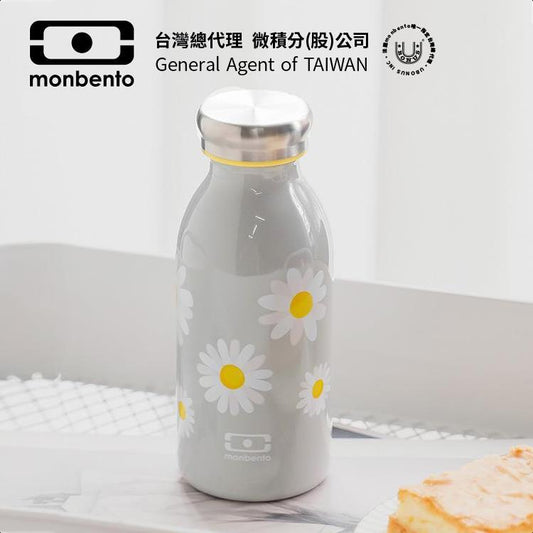 法國【MONBENTO】MB不鏽鋼真空保溫牛奶瓶－小雛菊