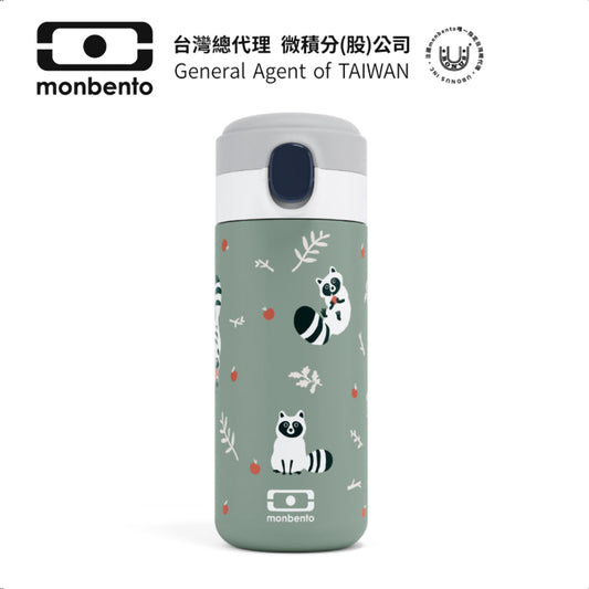法國【MONBENTO】MB超輕保溫彈彈杯-淘氣浣熊