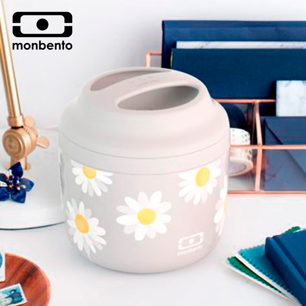 法國【MONBENTO】MB升級款不鏽鋼真空燜燒罐－小雛菊