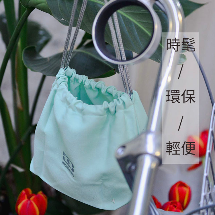 法國【MONBENTO】MB便當束口袋－抹茶綠