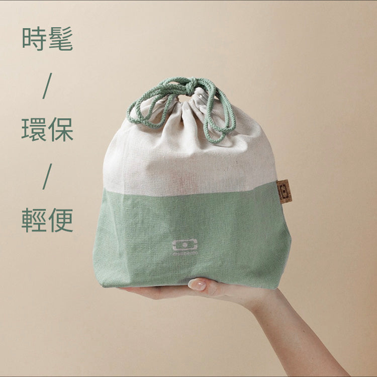 法國【MONBENTO】MB便當束口袋－橡木青綠