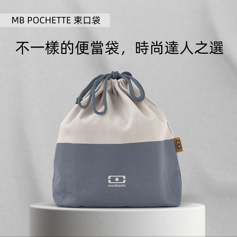 法國【MONBENTO】MB便當束口袋－橡木靜藍