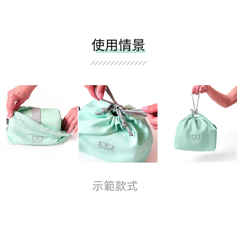 法國【MONBENTO】MB便當束口袋－橡木靜藍