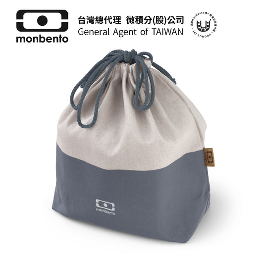 法國【MONBENTO】MB便當束口袋－橡木靜藍