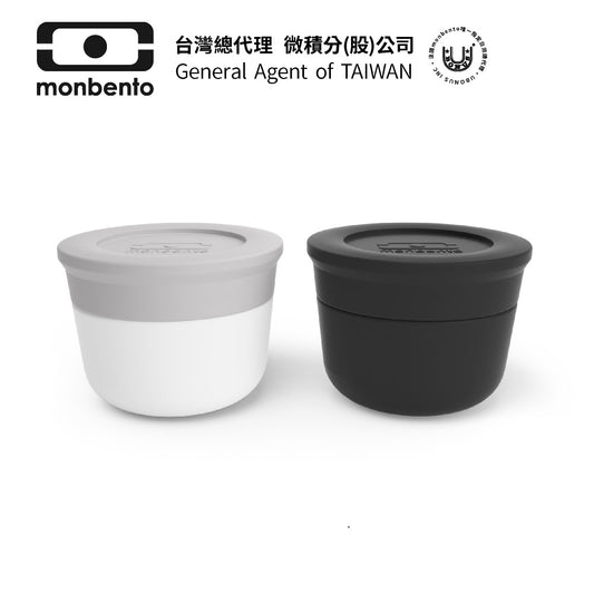 法國【MONBENTO】MB小號醬汁杯－灰/黑