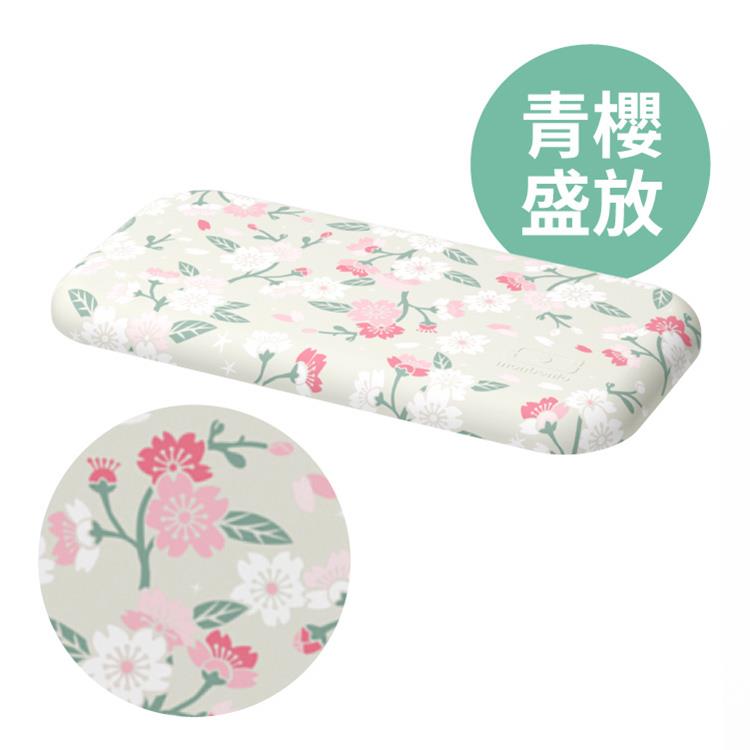 法國【MONBENTO】MB原創長方形雙層便當盒上蓋－青櫻盛放