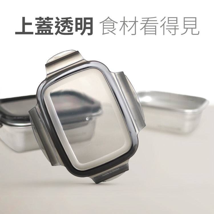 TATARA HOUSE® 304不鏽鋼保鮮盒2入組350ml＋500ml