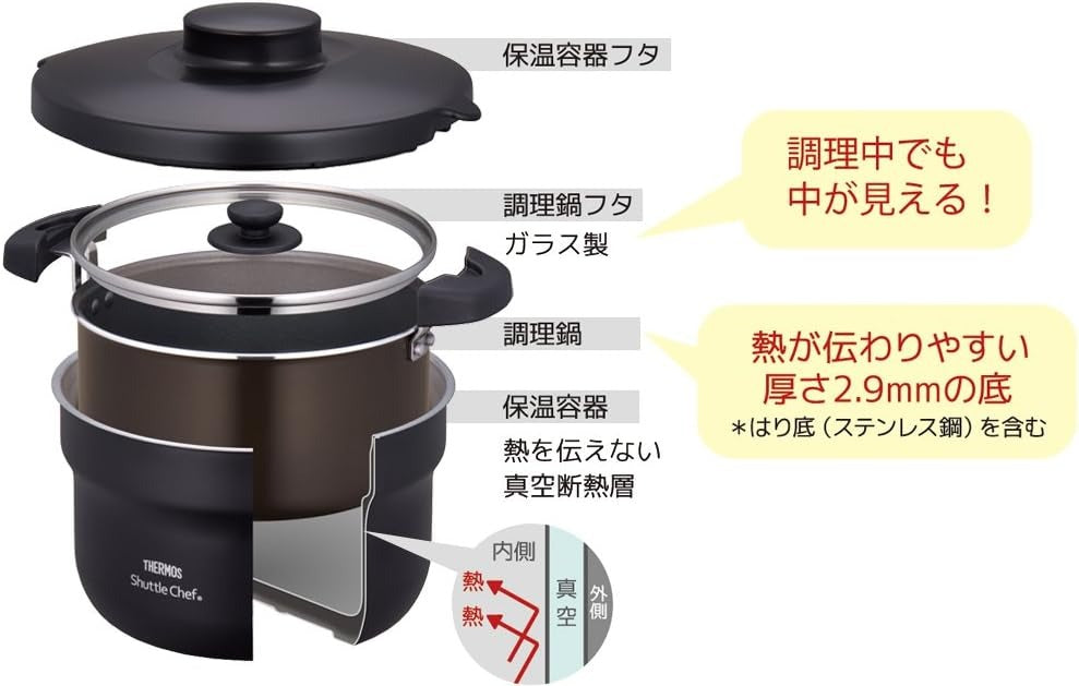 THERMOS膳魔師家用型燜燒鍋KBJ-3000_2800ml『11/11~16限時折扣』