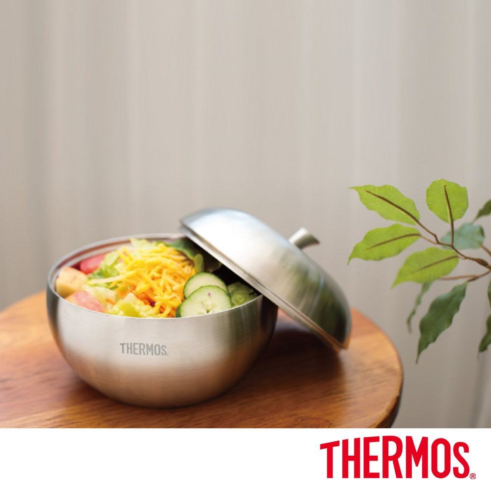 THERMOS 膳魔師雙層不鏽鋼蘋果餐碗0.9L『11/11~16限時折扣』