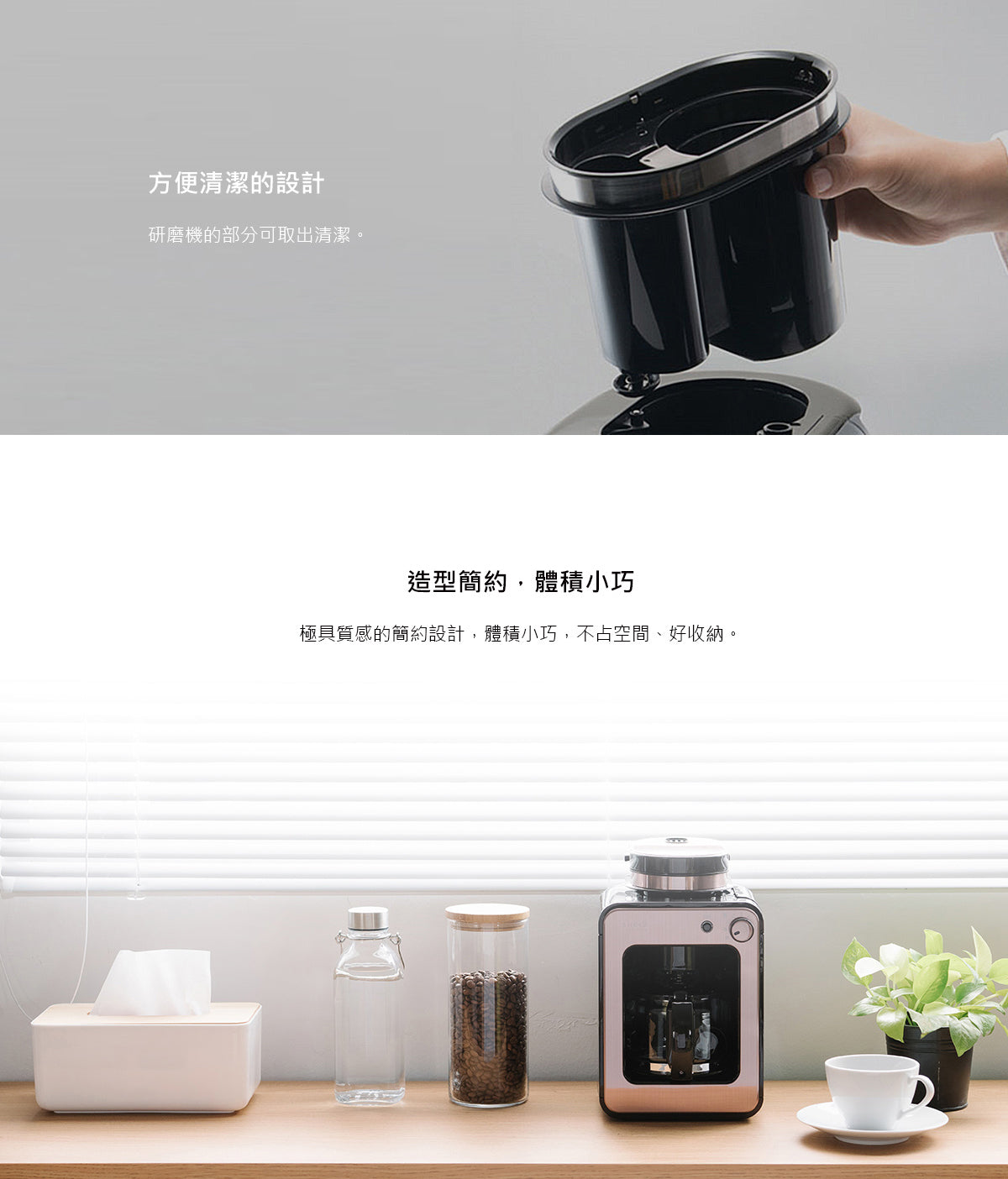 日本Siroca自動研磨咖啡機SC-A1210 棕色『11/11~16限時折扣』